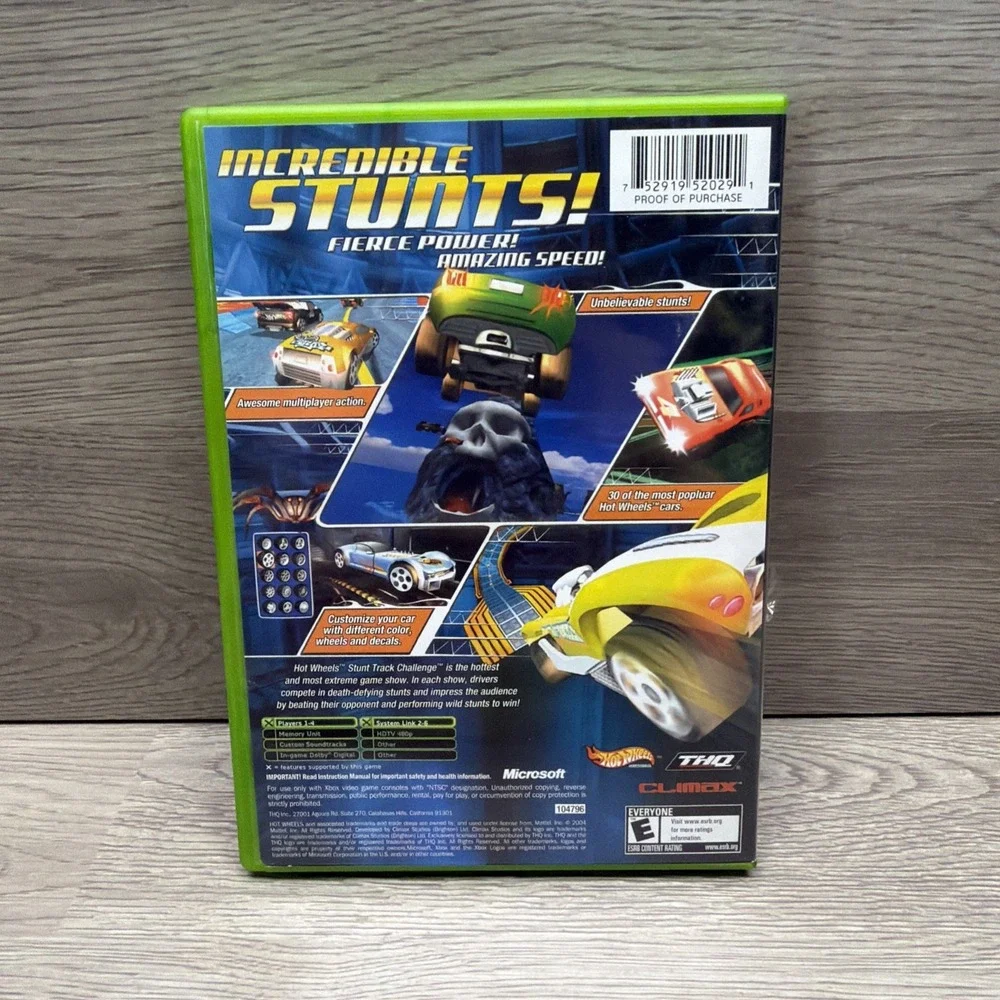 Xbox Game Lot Of 3: Hotwheels Stunt Track Challenge, Invisible War, Ninja Gaiden